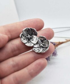 Cercei din argint “Flower Extravaganza”