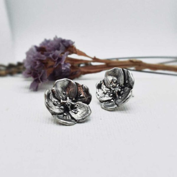 Cercei din argint “Flower Extravaganza”