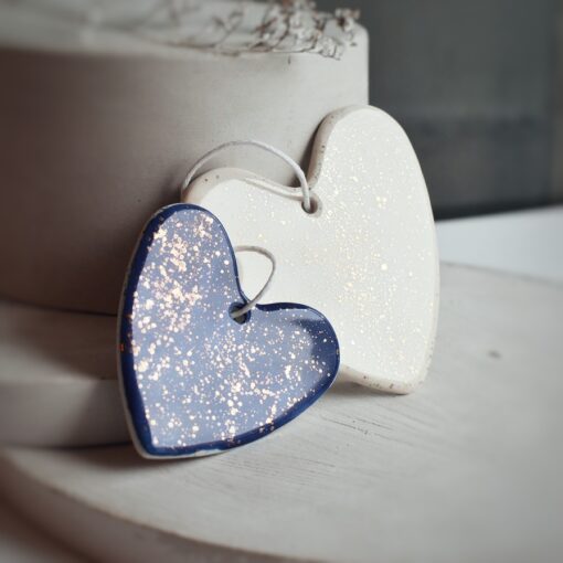Ornament din ceramica “Inima” Mare (mai multe culori)