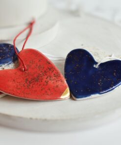 Ornament din ceramica “Inima” Mica (mai multe culori)