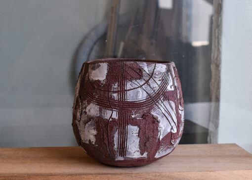 Vază din ceramică "Texture & Rust", 700 ml - imagine 5