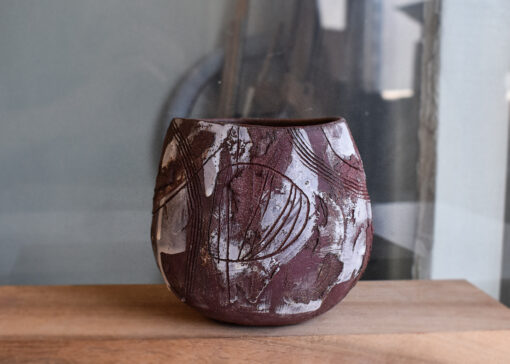 Vază din ceramică "Texture & Rust", 700 ml - imagine 3