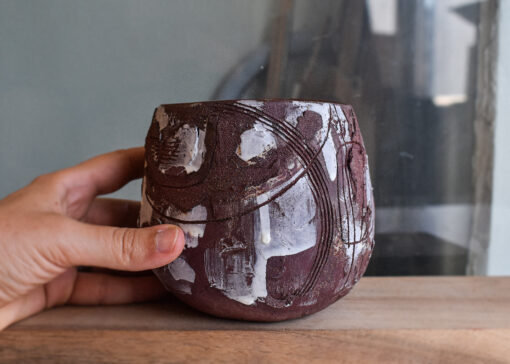 Vază din ceramică "Texture & Rust", 700 ml - imagine 2