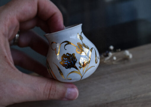 Mini Vază ”Art Nouveau Gold” 4.5 cm
