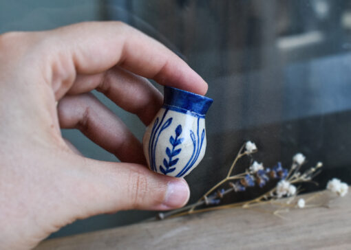 Mini Vază ”Blue” 3.5 cm - imagine 2