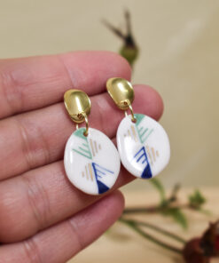 Cercei din porțelan ”Tradiții”