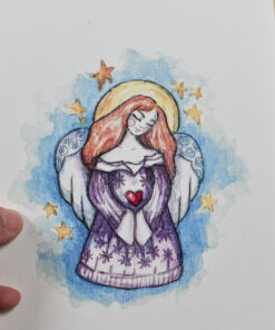 Alternative view of Ilustrație/felicitare ”Înger”