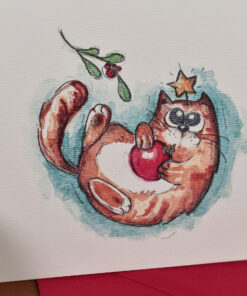 Alternative view of Ilustrație/felicitare ”Pisică poznașă”