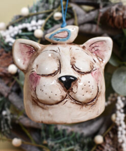 Clopoțel din ceramică "Pisică Zen"