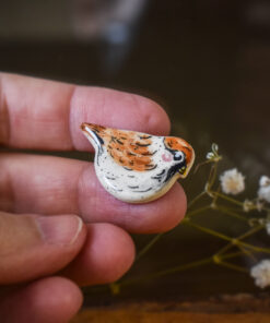 Alternative view of Mărțișor-broșă Vrăbiuță