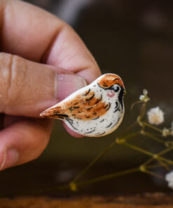 Mărțișor-broșă Vrăbiuță