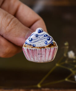 Mărțișor-broșă Cupcake
