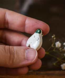 Alternative view of Mărțișor-broșă Ghiocel