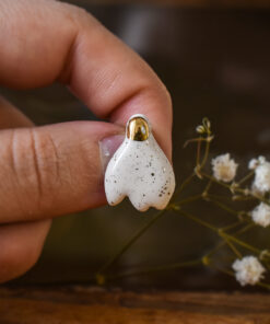 Mărțișor-broșă Ghiocel (aur)