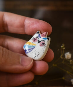 Alternative view of Mărțișor-broșă Pisicorn