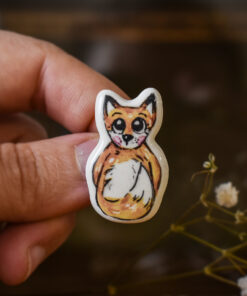 Mărțișor-broșă, ilustrație Vulpe