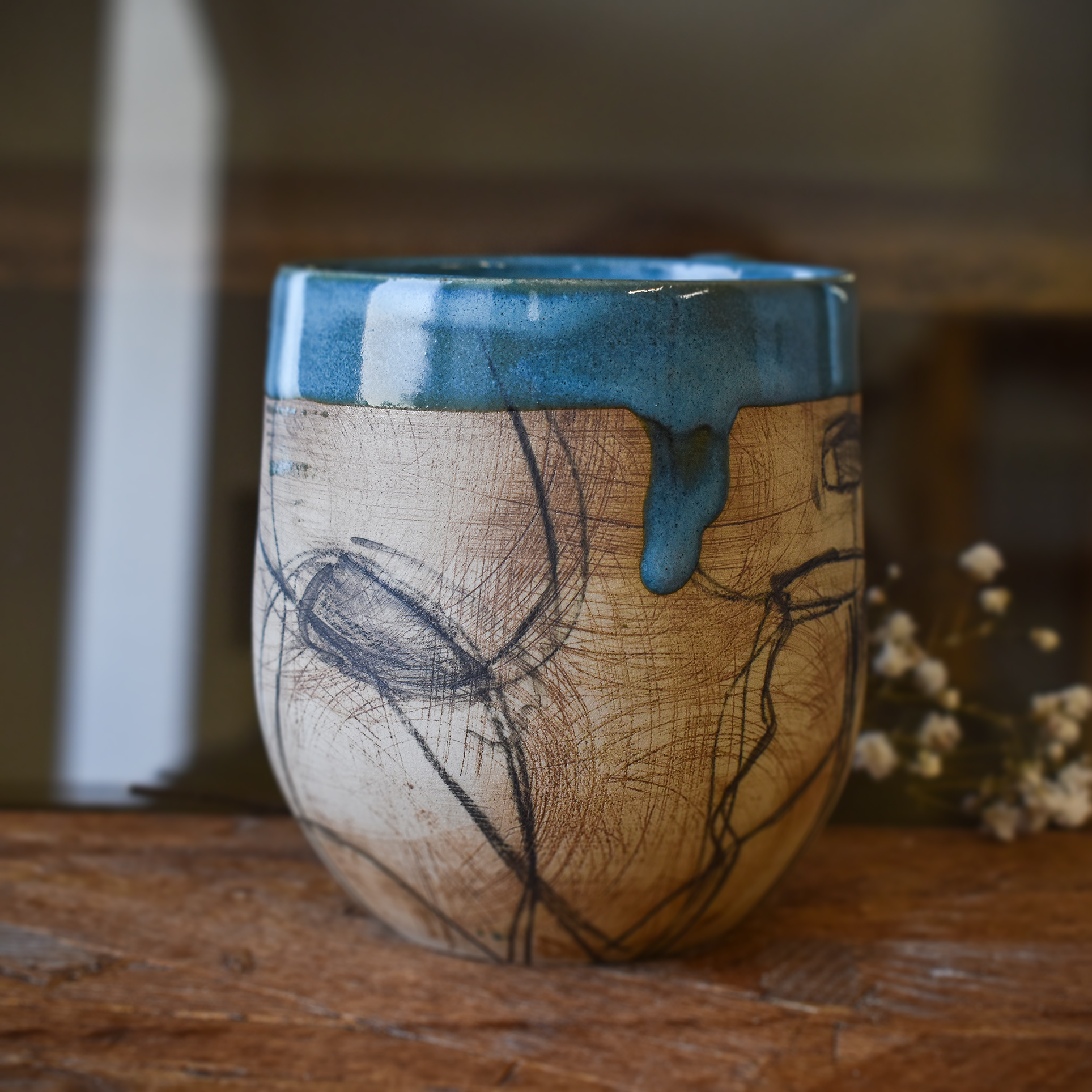 Cană din ceramică "Blue shields", 295 ml - imagine 2