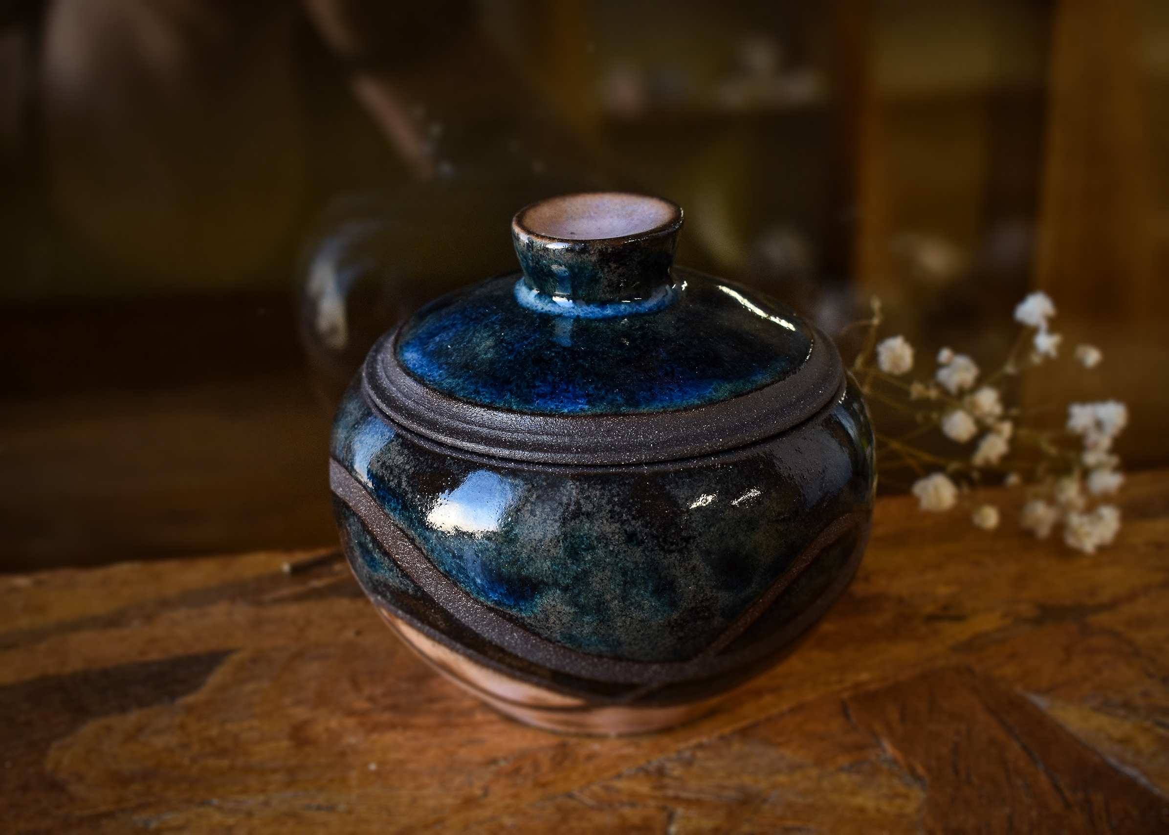 Casetă din ceramică "Unde" - imagine 2