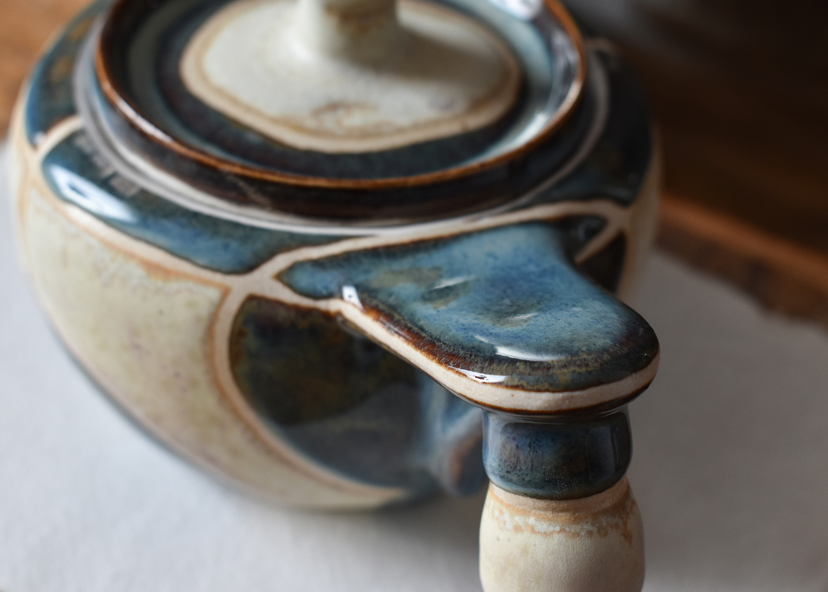 Ceainic din ceramică "Studii de linie" - imagine 8