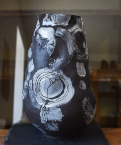 Vas din ceramică "Black & White" - imagine 3