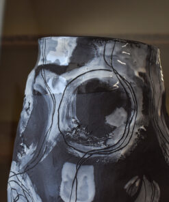 Vas din ceramică "Black & White" - imagine 5
