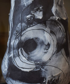 Vas din ceramică "Black & White" - imagine 7