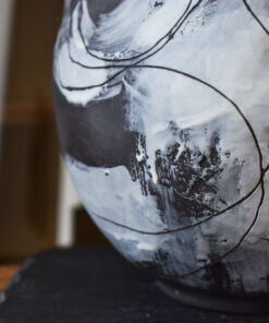 Vas din ceramică "Black & White" - imagine 8