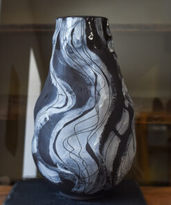 Vas din ceramică "Black & White" - imagine 3