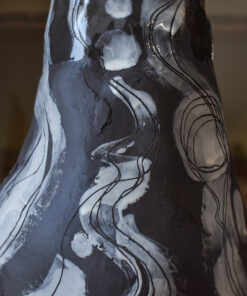 Vas din ceramică "Black & White" - imagine 5