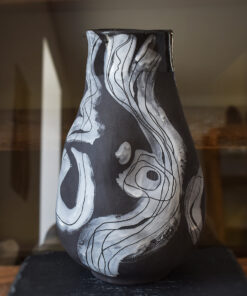 Vas din ceramică "Black & White"