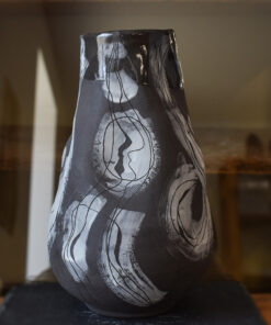 Alternative view of Vas din ceramică "Black & White"