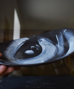 Platou din ceramică "Black & White" - imagine 3