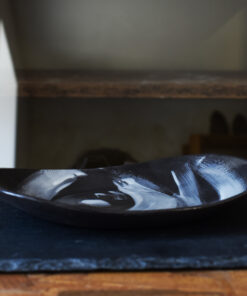 Platou din ceramică "Black & White" - imagine 2