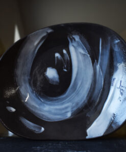 Platou din ceramică "Black & White"