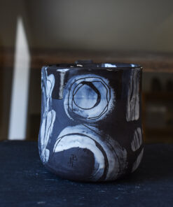 Cană din ceramică "Black & White", 280 ml - imagine 2