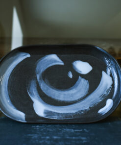 Platou din ceramică "Black & White"
