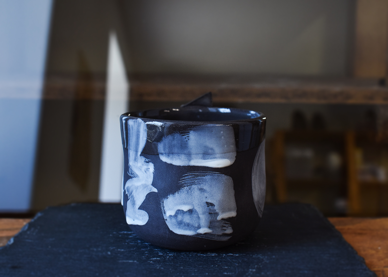 Cană din ceramică "Black & White", 245 ml - imagine 2