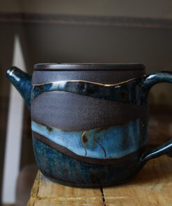Alternative view of Ceainic din ceramică "Unde"