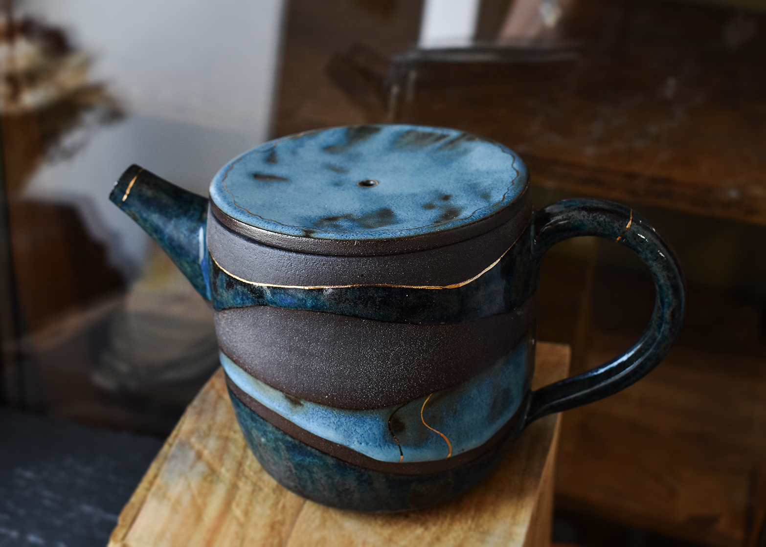 Ceainic din ceramică "Unde" - imagine 3