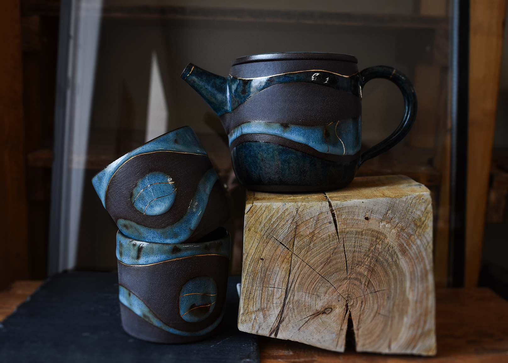 Ceainic din ceramică "Unde" - imagine 4