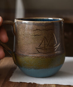 Cană din ceramică "Golden Hour", 330 ml - imagine 2