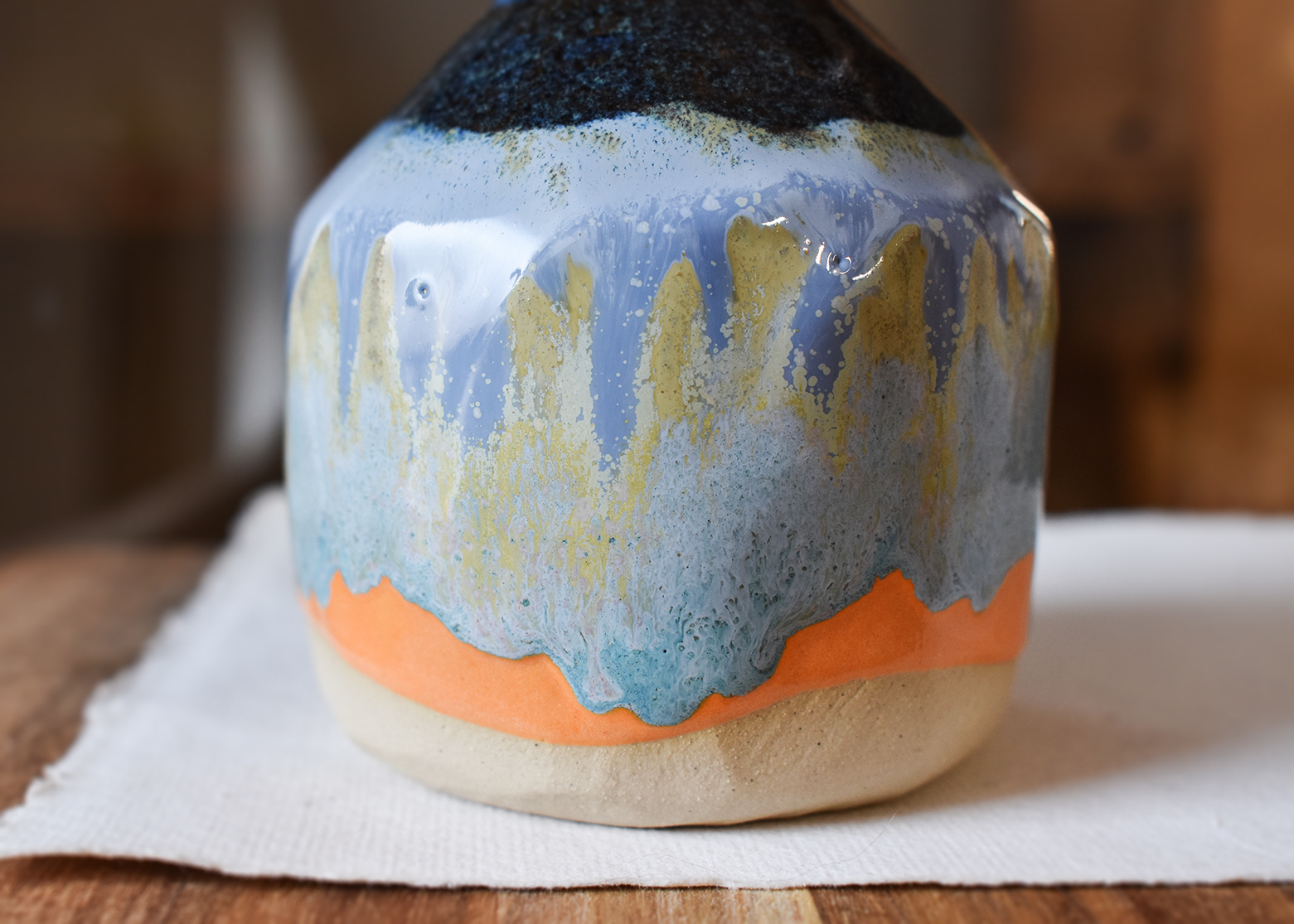 Vază/sticlă din ceramică "Underwater love" - imagine 5