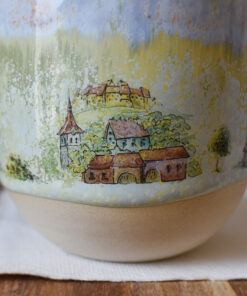 Alternative view of Pahar din ceramică "Pitoresc românesc", 200 ml