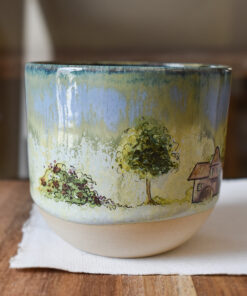 Alternative view of Pahar din ceramică "Pitoresc românesc", 200 ml