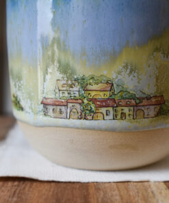 Alternative view of Pahar din ceramică "Pitoresc românesc", 200 ml