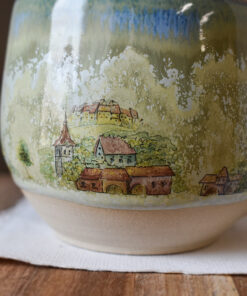 Cană din ceramică "Căsuțe", 260 ml - imagine 7