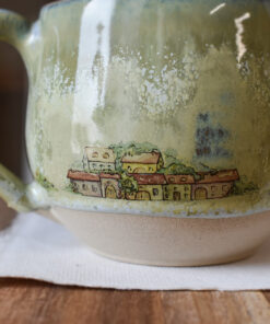 Cană din ceramică "Căsuțe", 260 ml - imagine 5