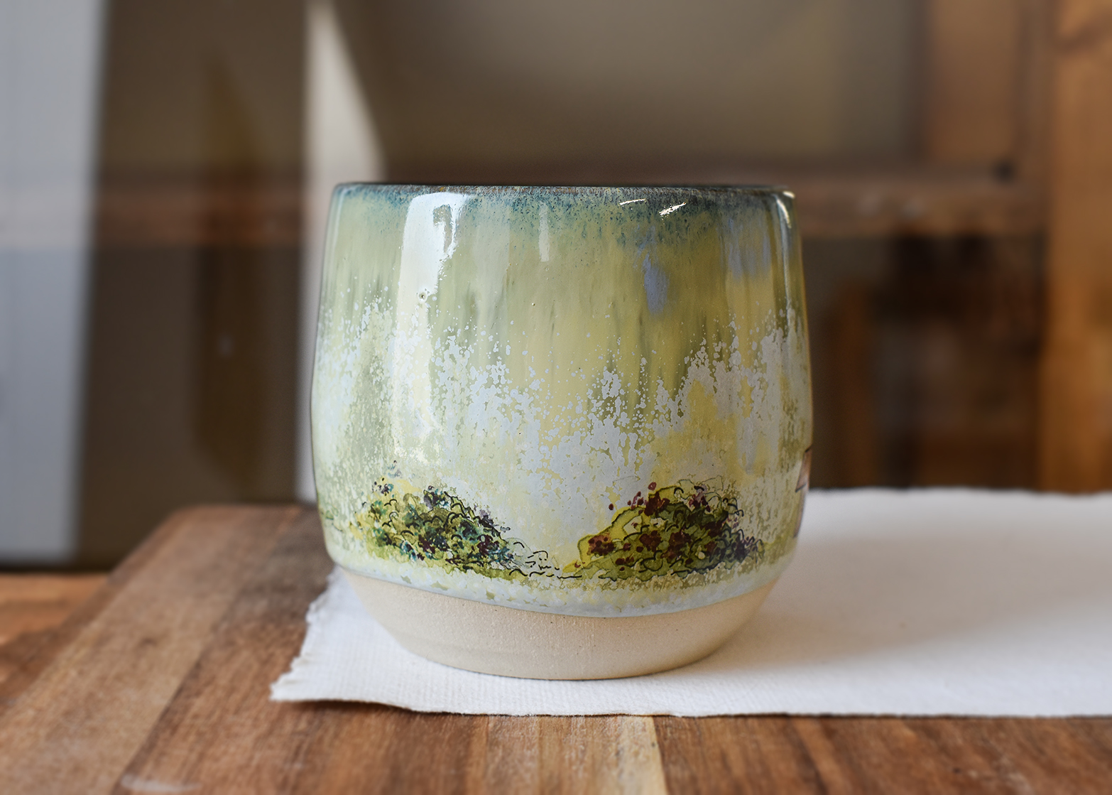 Cană din ceramică "Căsuțe", 285 ml - imagine 5