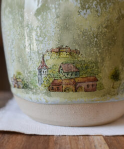 Cană din ceramică "Căsuțe", 300 ml - imagine 4