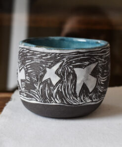 Alternative view of Pahar din ceramică gravată manual "Libertad", 200 ml